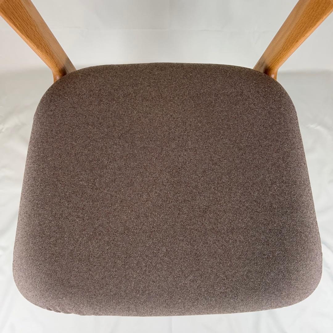 【極美品】ナガノインテリア ダイニングチェア DC355 オーク 日本製 天然木