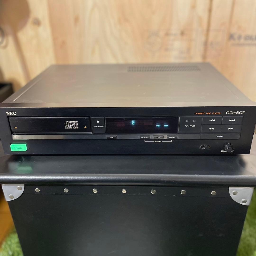 1980年代製　名機NEC CD607  CDプレーヤー