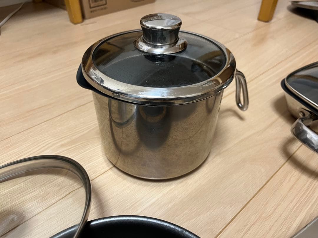 マイヤー調理器具マキシム　セット売りフライパン・鍋・ポット・グリルパン4点セット