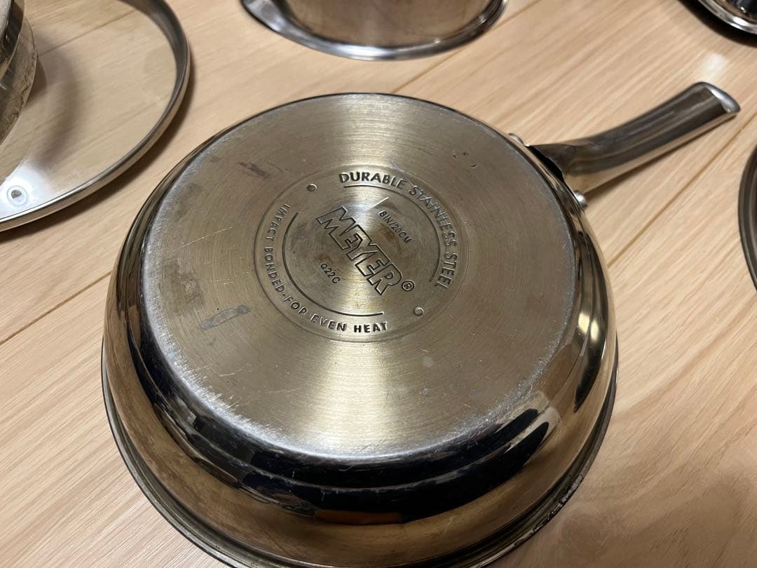 マイヤー調理器具マキシム　セット売りフライパン・鍋・ポット・グリルパン4点セット