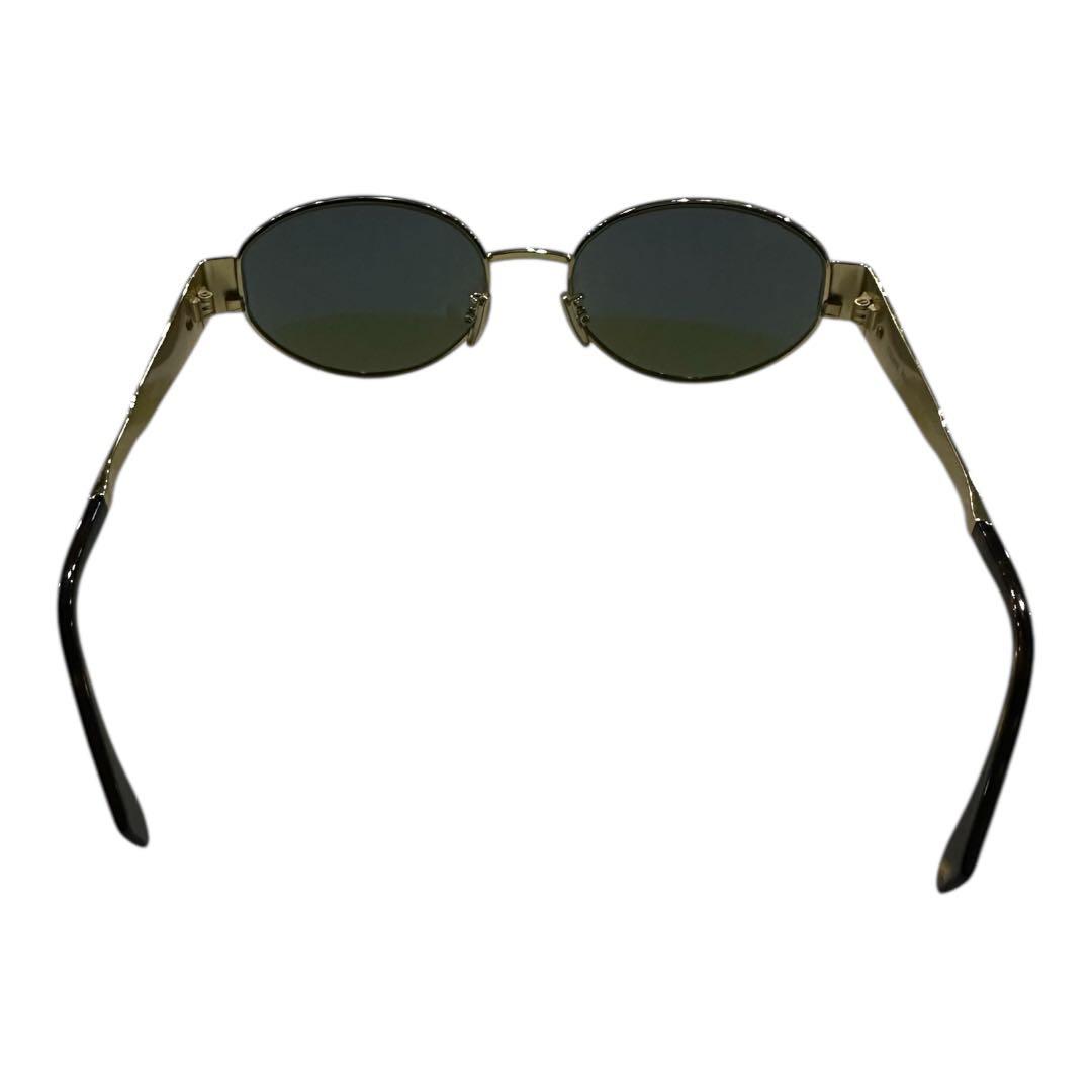 CELINE ゴールド オーバル型 サングラス