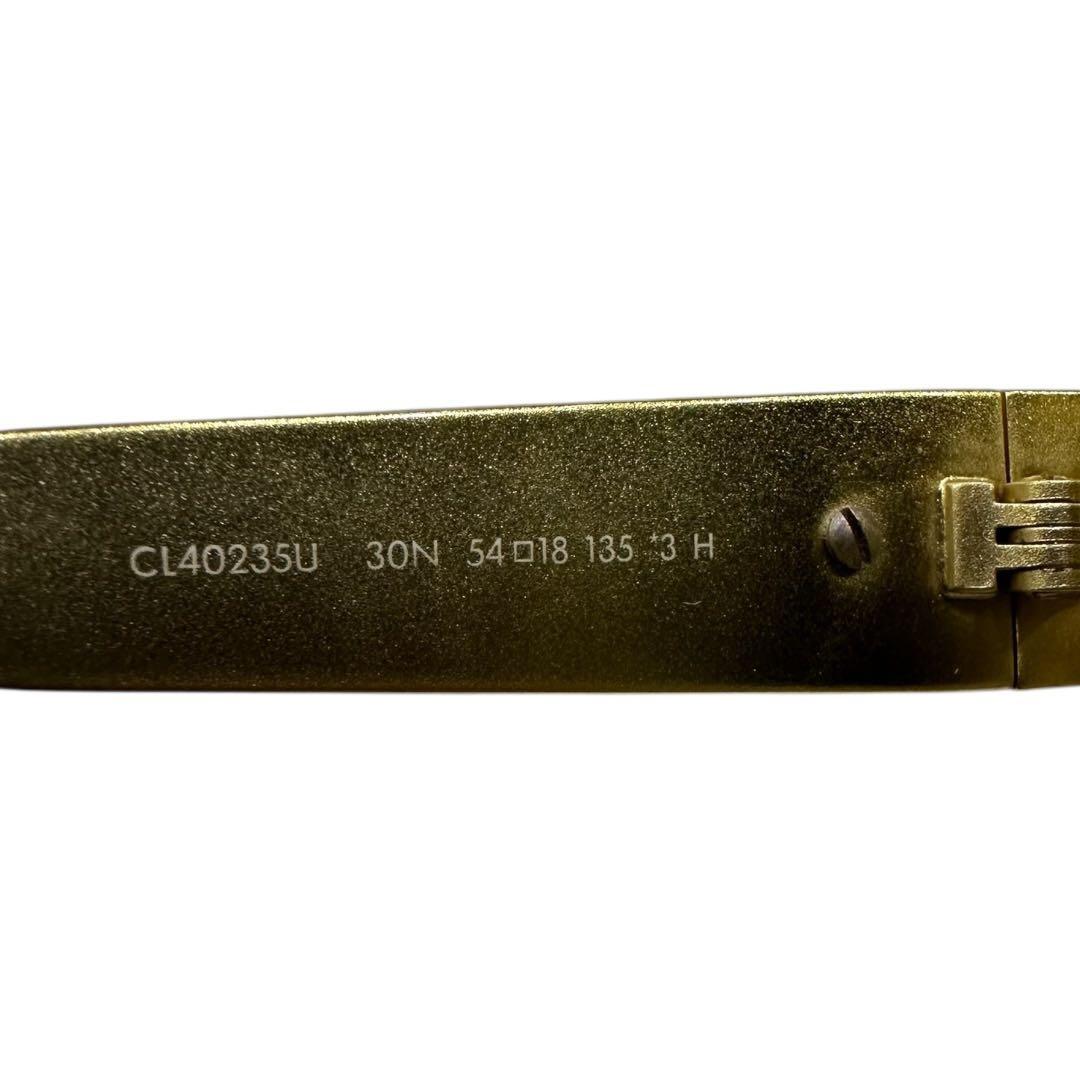 CELINE ゴールド オーバル型 サングラス