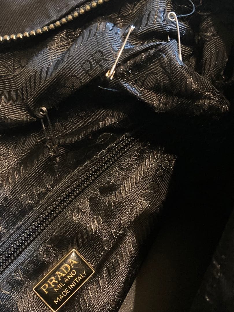 PRADA レディースエコバッグ BLACK