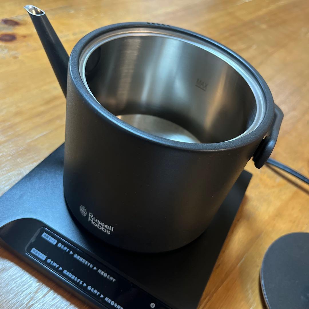 【週末値下げ】Russell HobbsラッセルホブスTケトル ブラック