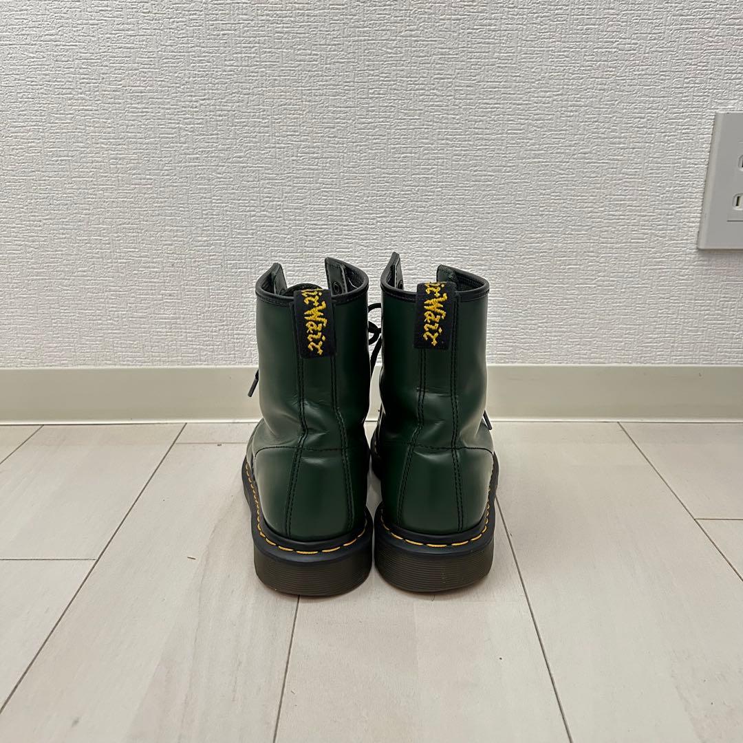 ドクターマーチン 8ホール ブーツ グリーン