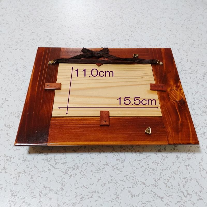 川口指物家具工房 フォトフレーム 重厚 和風 モダン 無垢 記念 クラシック