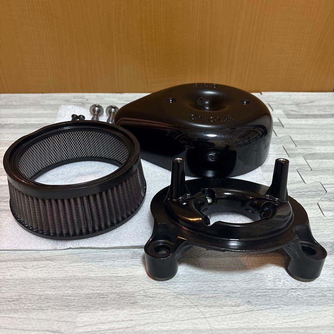 S&S Cycle エアクリーナー ブラック