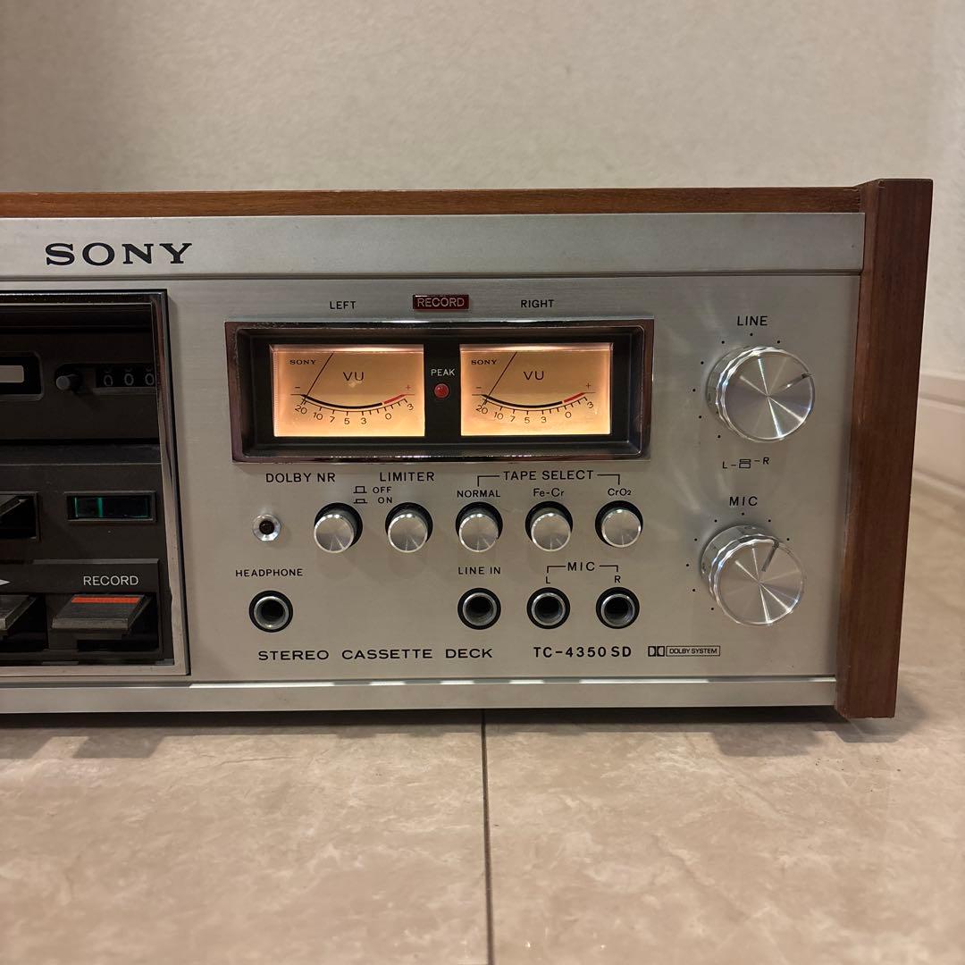 ラジオ・コンポ SONY TC-4350SD STEREO CASSETTE DECK