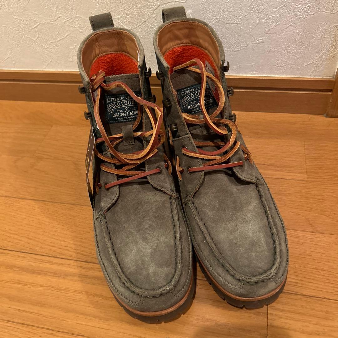 未使用　タグ付き　POLO RALPH LAUREN レザー ブーツ