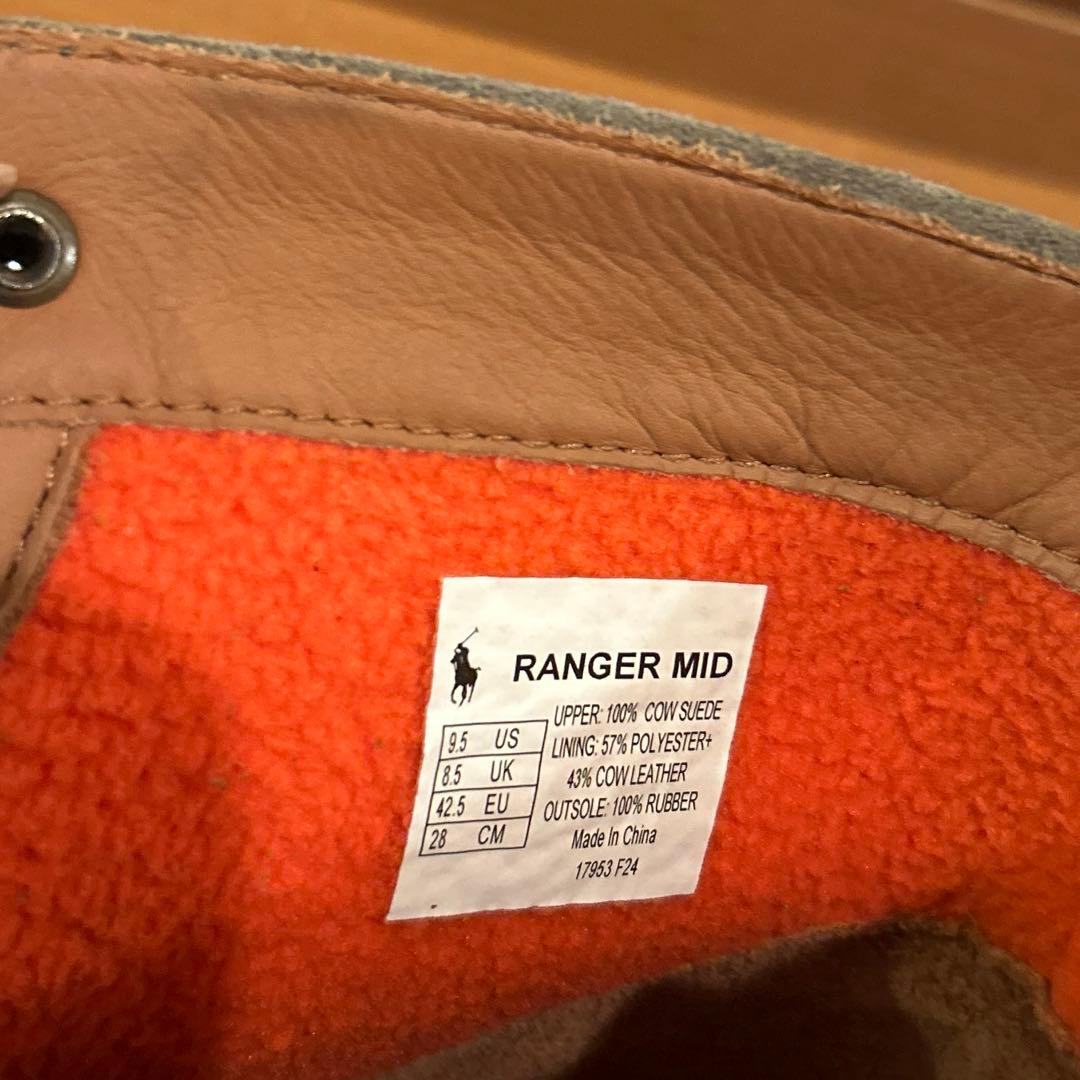 未使用　タグ付き　POLO RALPH LAUREN レザー ブーツ