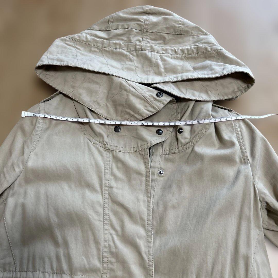 どり　モンクレール　モッズコート　ダウンインナー付きコート