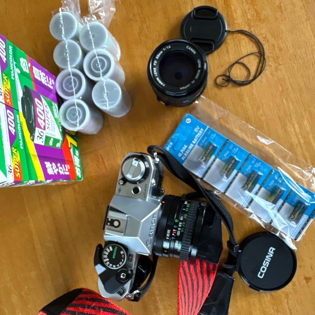 Canon AE-1 一眼レフカメラ レンズ2本付き