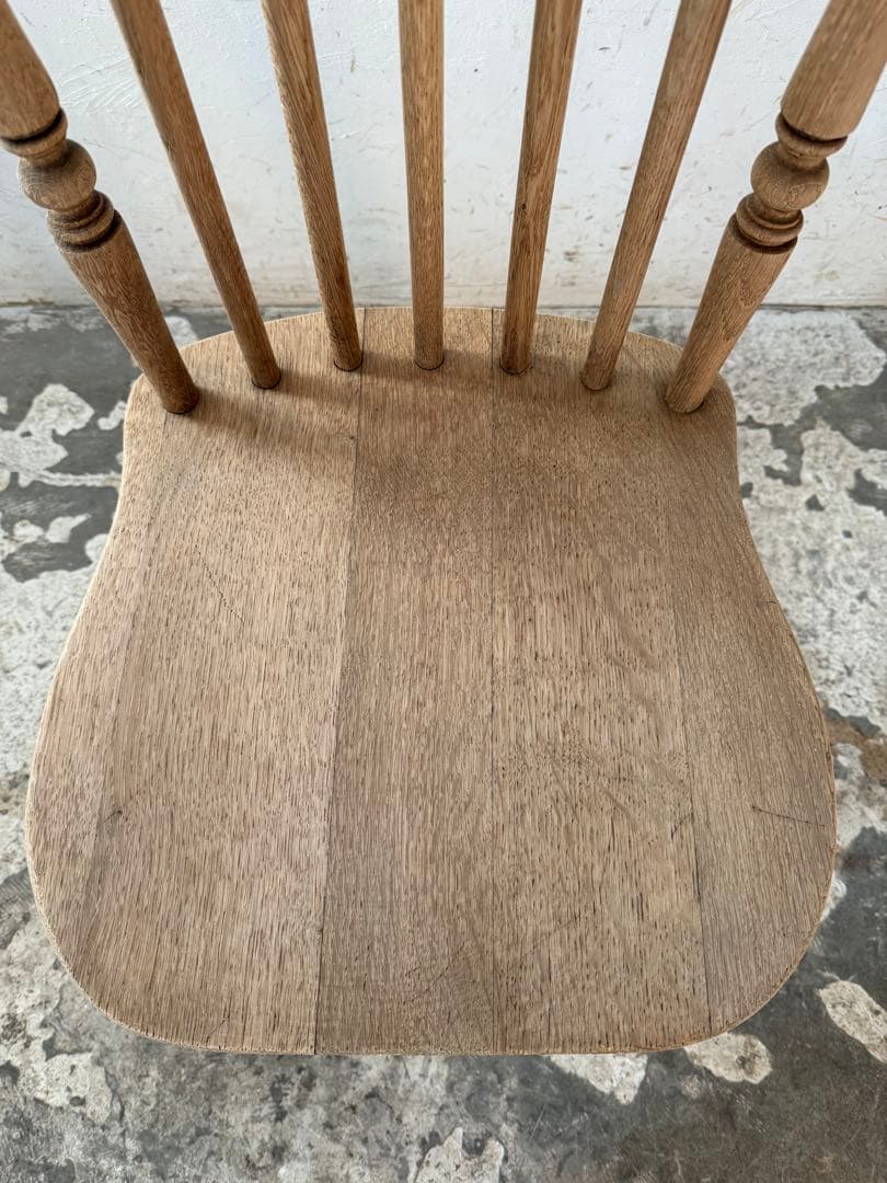 ビンテージ　ダイニングチェア　カフェチェア　剥離加工　no1