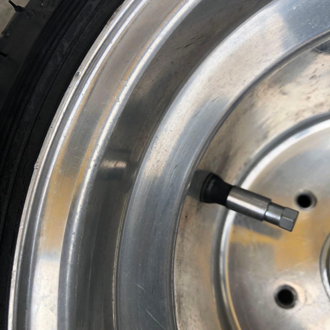 送料込み☆HONDA２サイクルジャイロ　リアワイドホイール　６穴ポン付け偏平