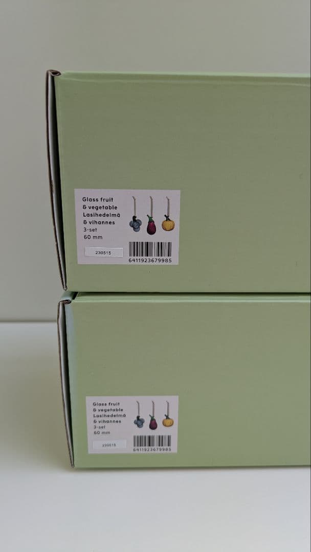 ✩廃盤品✩イッタラ ベジタブル オーナメント ３個セット１つ