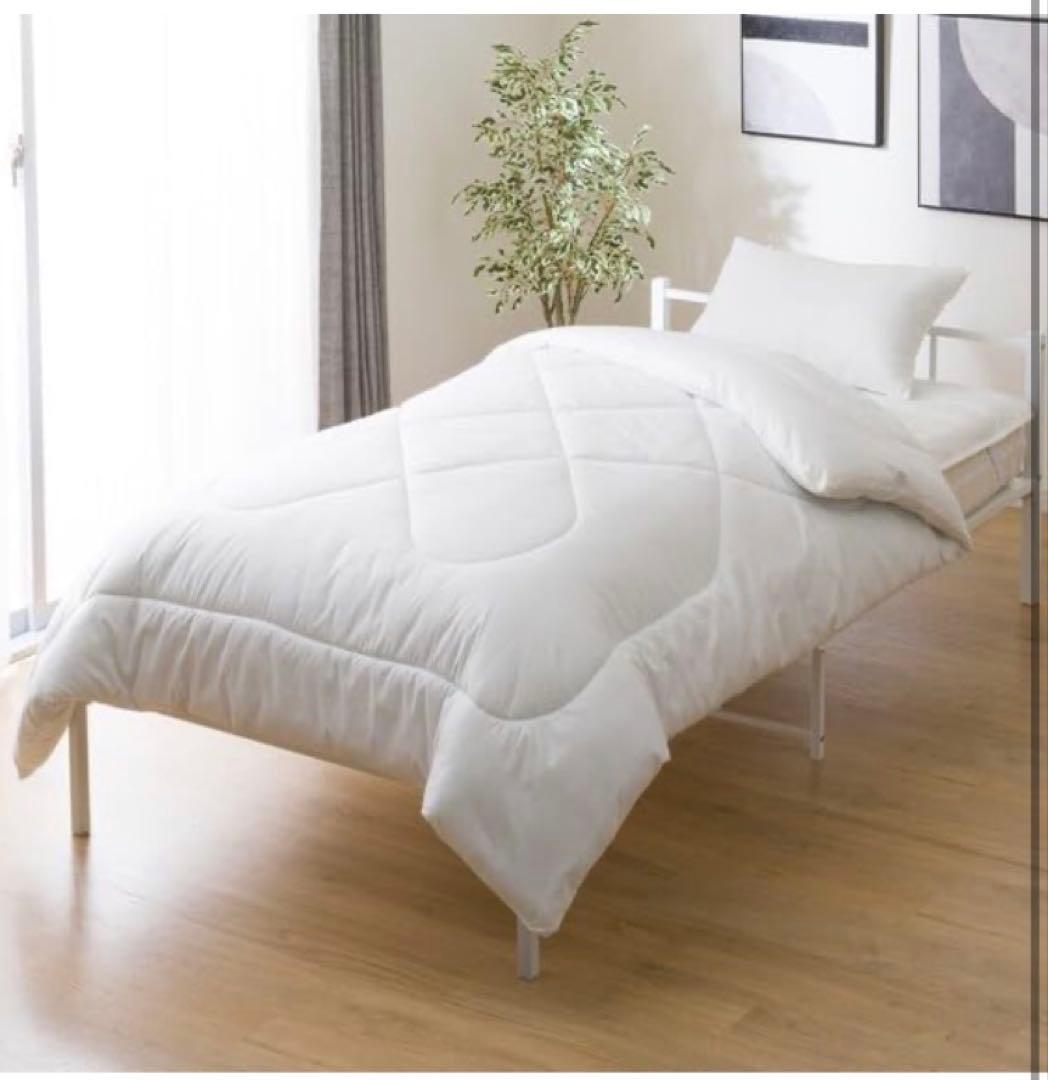 ニトリ　すぐに使えるベッド用寝具6点セット シングル BD/GY 2個セット