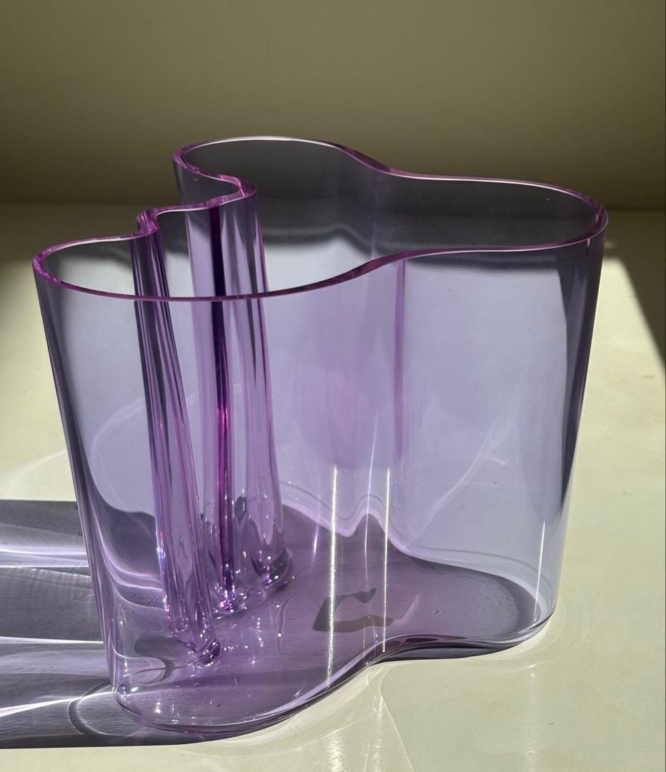 イッタラ アルヴァ　アアルト　ベース　アメジスト　限定品　160mm