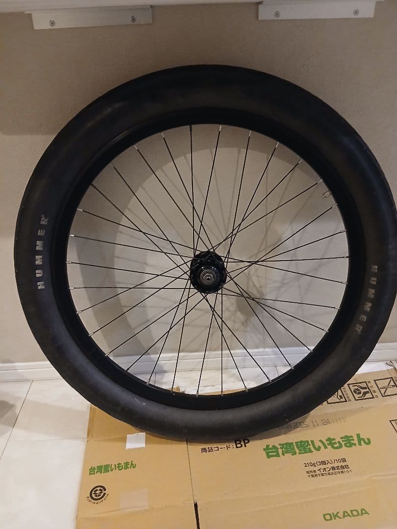 自転車ホイール 26インチ 黒 ダブルリム