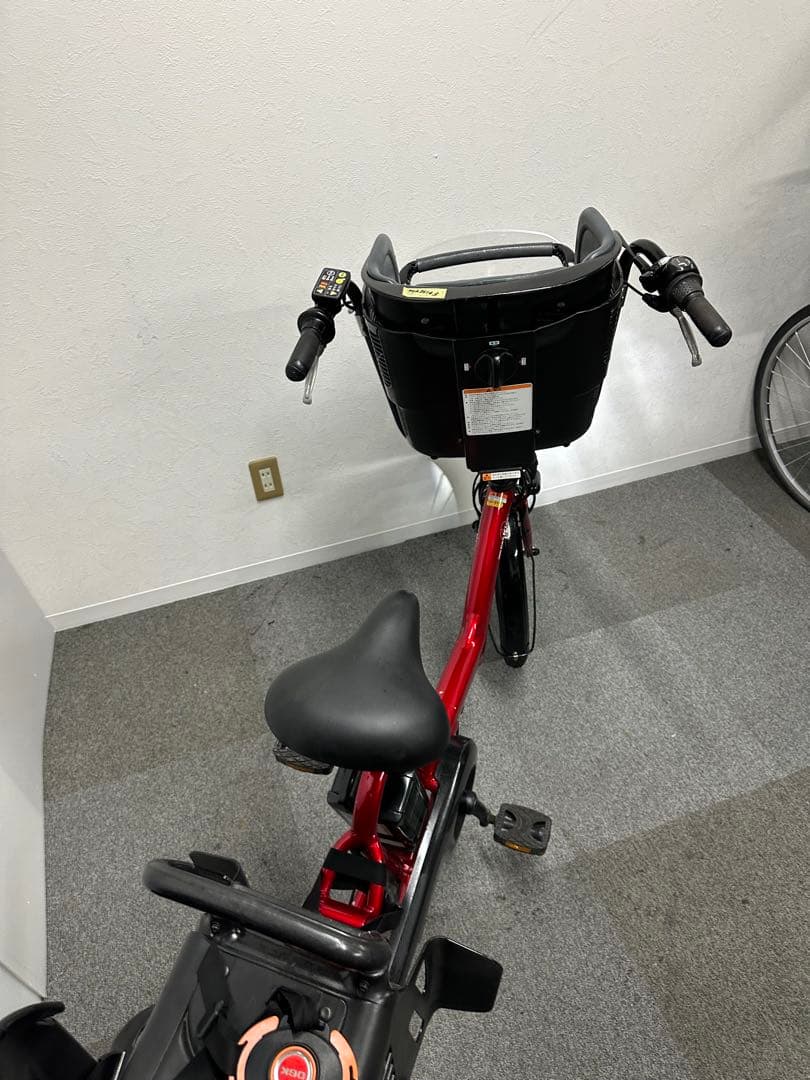 3人乗り電動自転車　ヤマハパスKISS 20インチ　子供乗せシート付き　お買い得