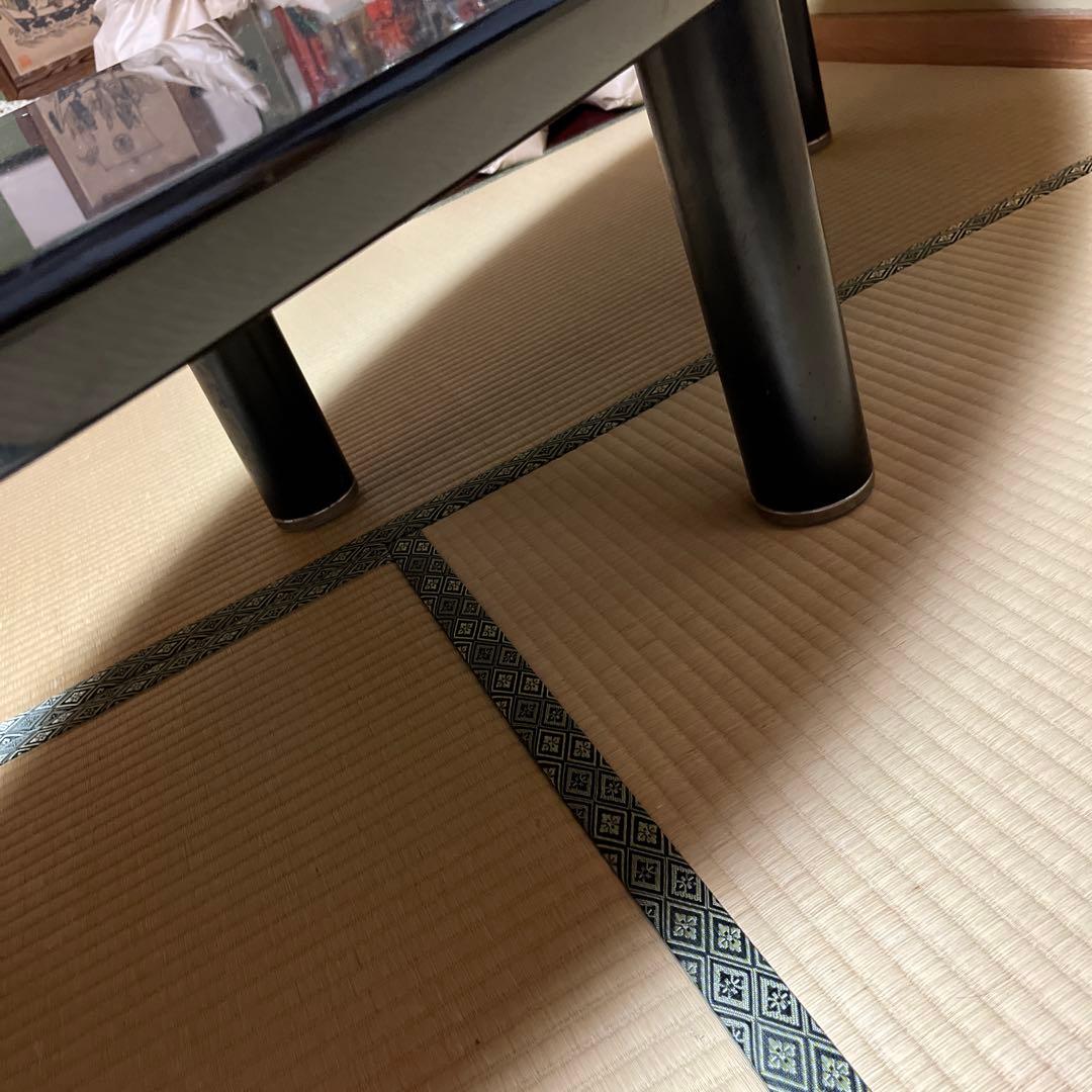 黒い楕円形テーブル 大きめ