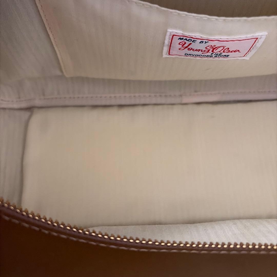 FRAMeWORK YOUNG&OLSEN 別注スムースレザー　バッグ　ブラウン