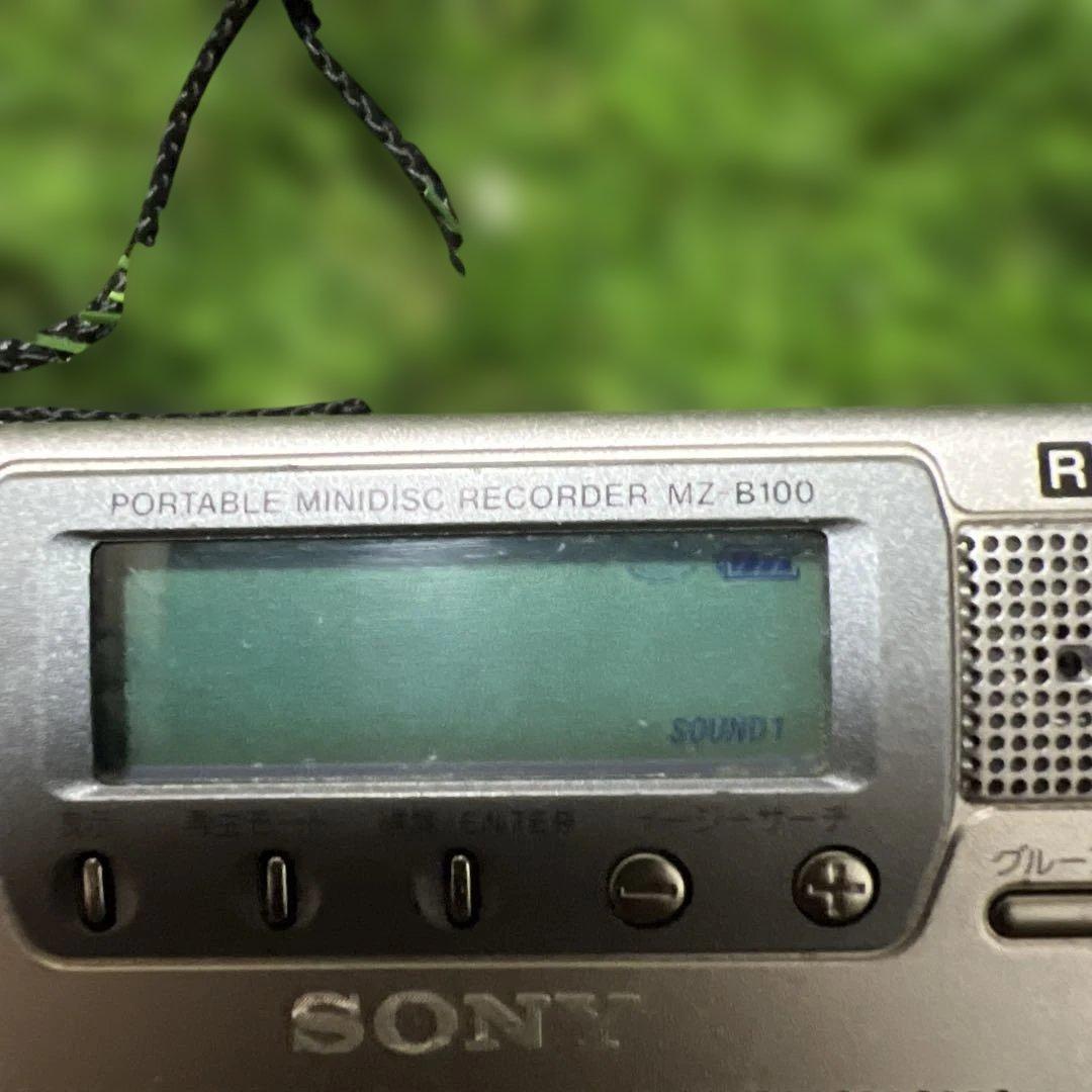 SONY ポータブルミニディスクレコーダー MZ-B100中古