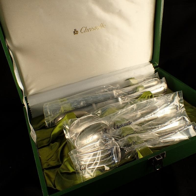 RU-5754 未使用　クリストフル　ディナーセット　リュバン 6Pセット