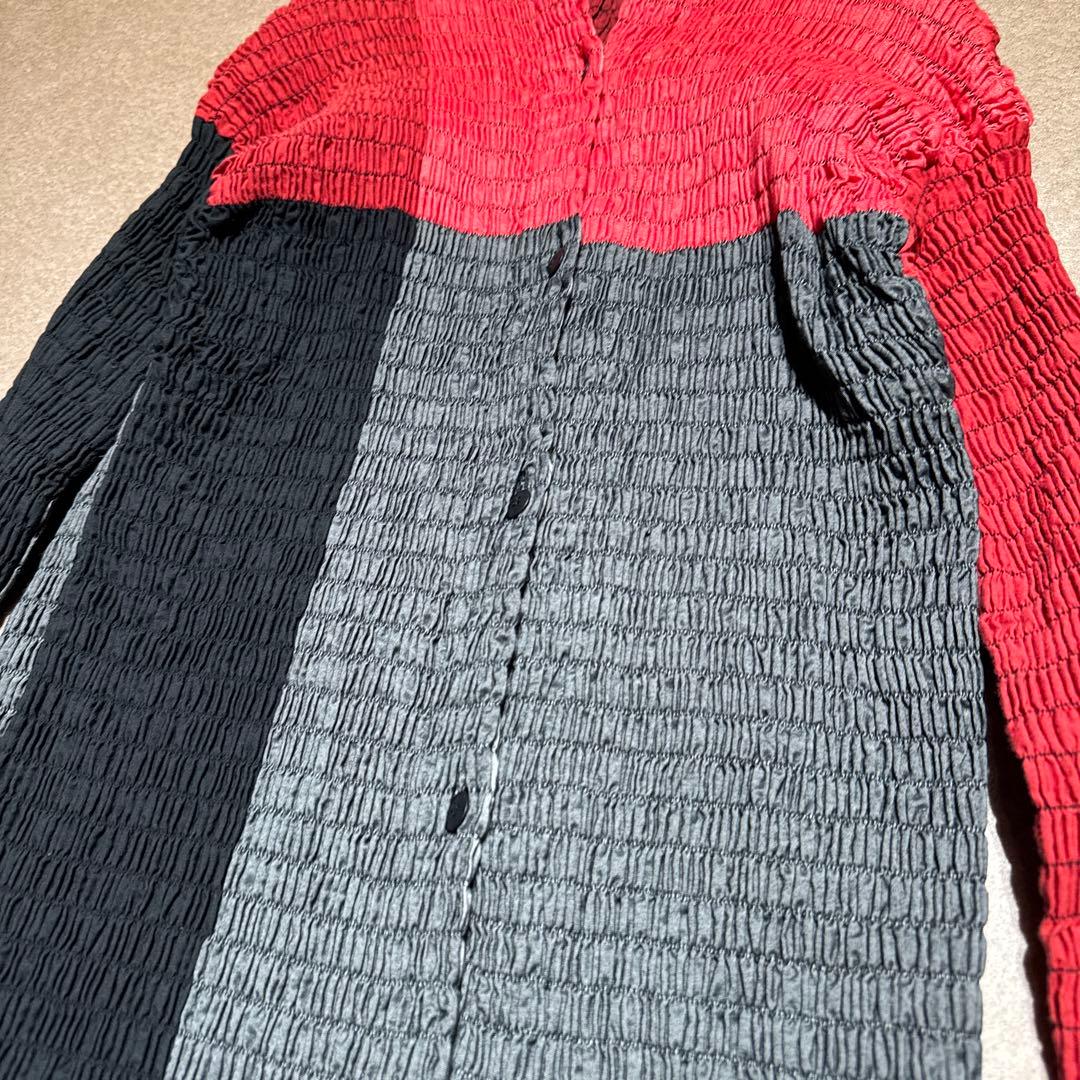 Issey Miyake 長袖シャツ Pleats please プリーツ　2