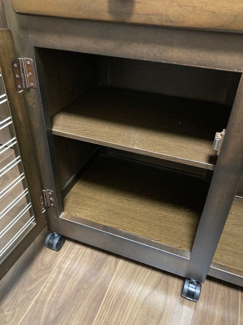 コイズミ　トロリーワゴン　キッチンワゴン　トレイ　レトロ　アンティーク