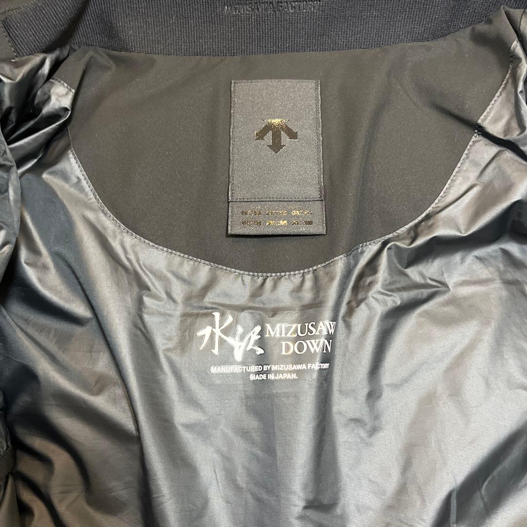 【美品】 水沢ダウン　デサントオルテライン　マウンテニア　オーバサイズ　M