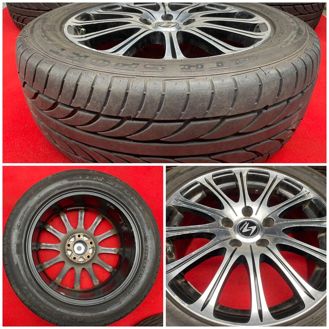 バリ溝。STRATEGYストラテジー17インチ×7J＋38　PCD114.3/5