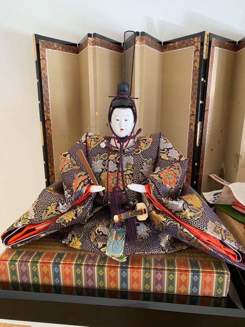 ①大橋弌峰　親王飾り　雛人形　ひな祭り