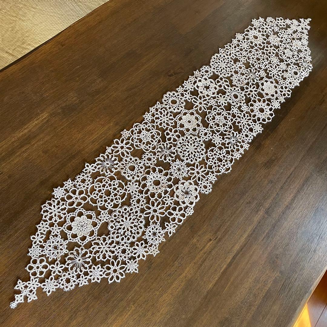 【かなで様ご確認用】タティングレース ドイリー レース編み ハンドメイド