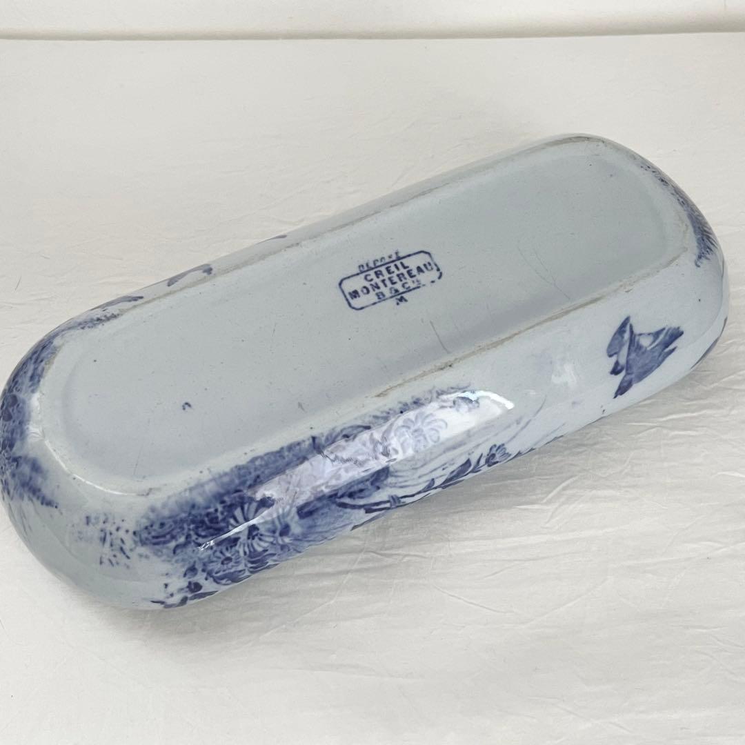 専用　クレイユモントロー Creil Montereau 花鳥 歯ブラシケース