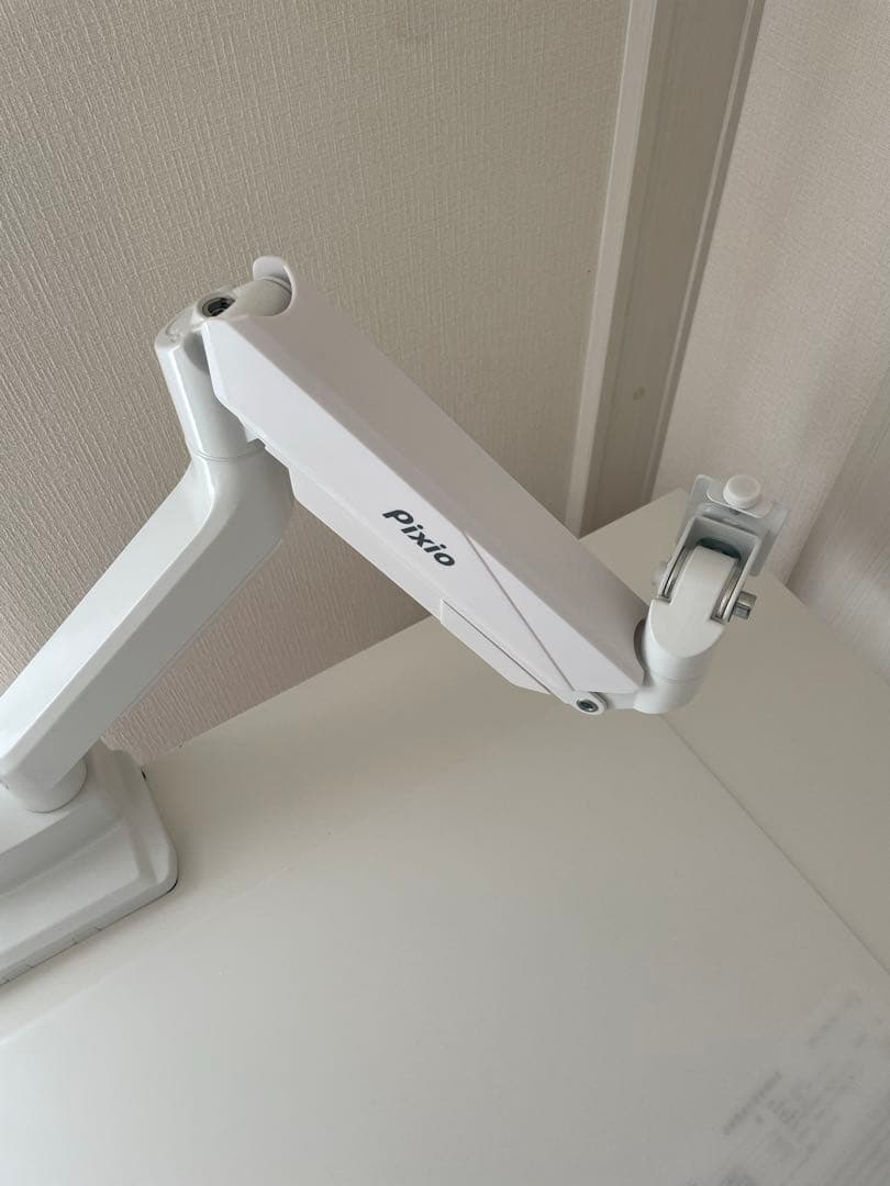 Pixio モニターアーム ホワイト デュアル 17-35インチ 白PS2D