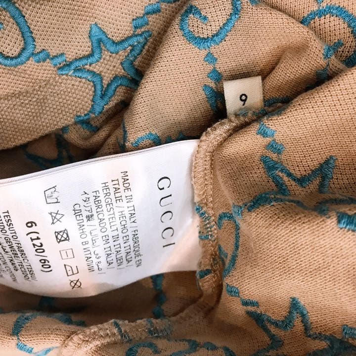 GUCCI キッズ　刺繍　GG柄　グッチ　110〜120