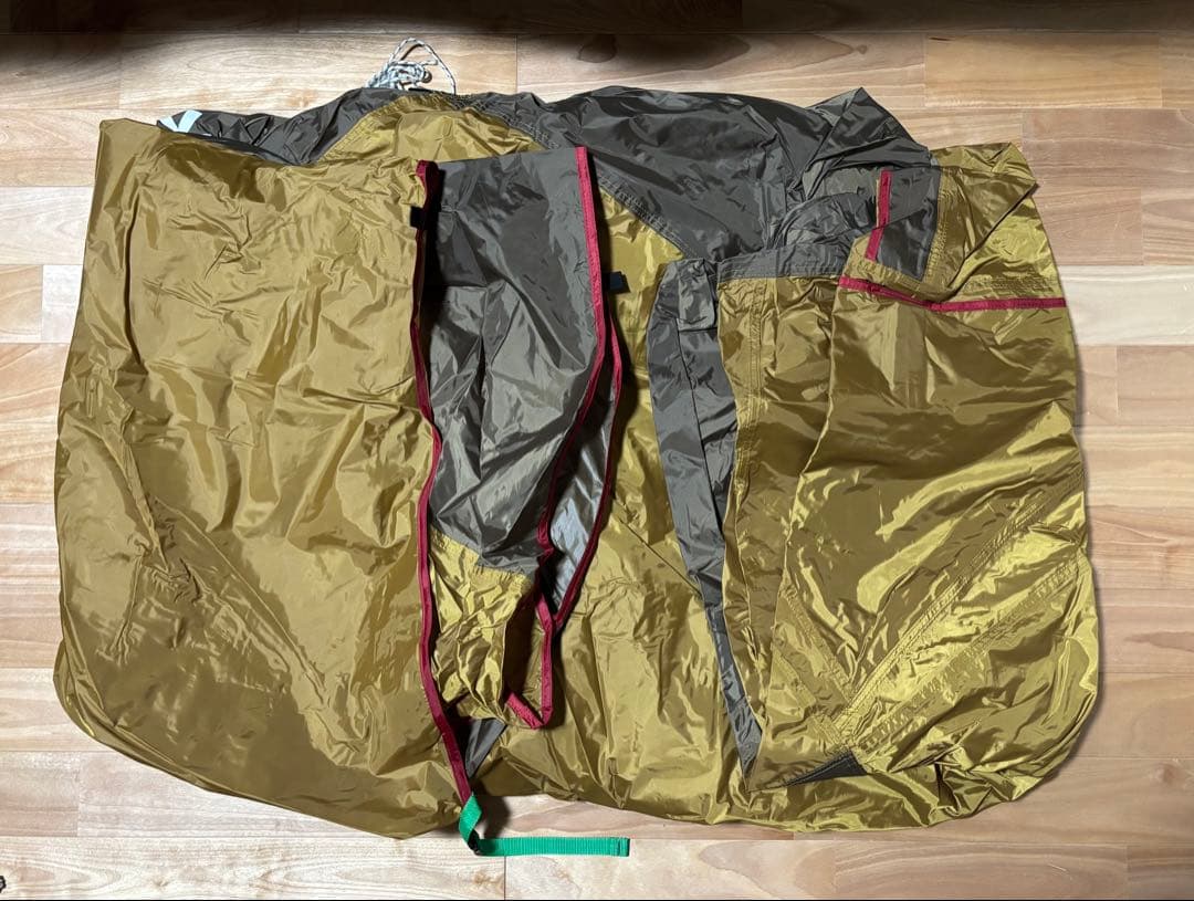 スノーピーク①アメニティドームM ②専用マットシート ③アップライトポールセット