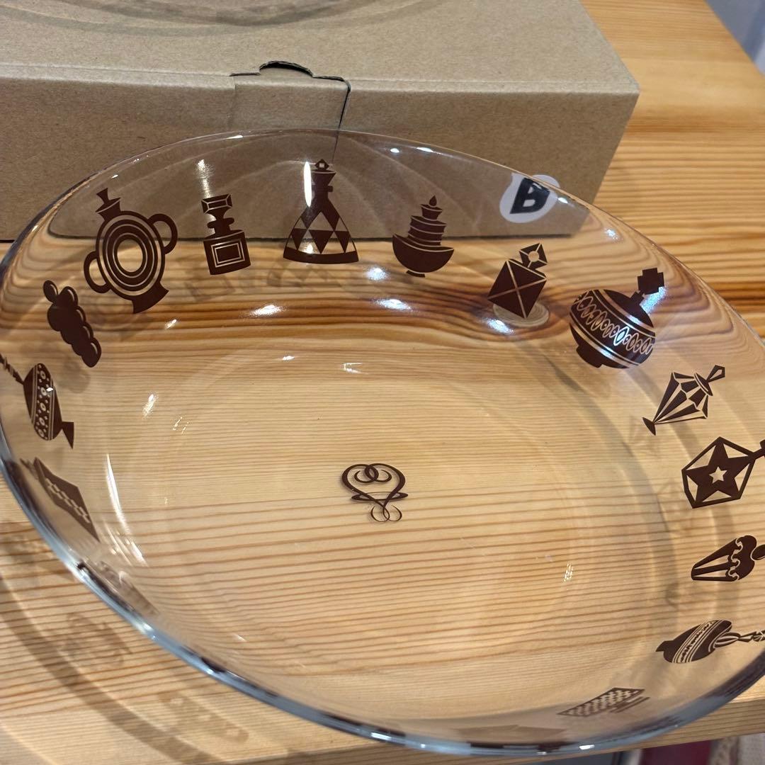 藤井フミヤ　ガラス皿&グラスセット