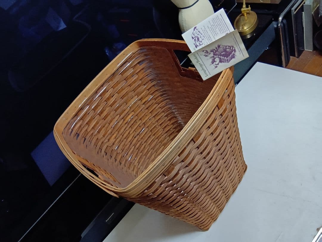 希少　1993年　ロンガーバーガー　大型　ラージサイズ　ランドリー　バスケット