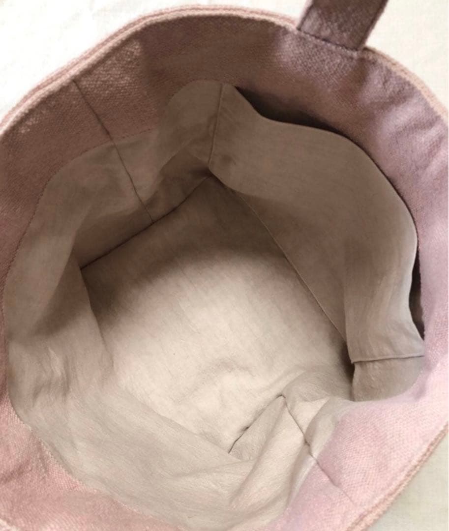 【ご予約品】ミナペルホネンpathピンク 舟形トートバッグ