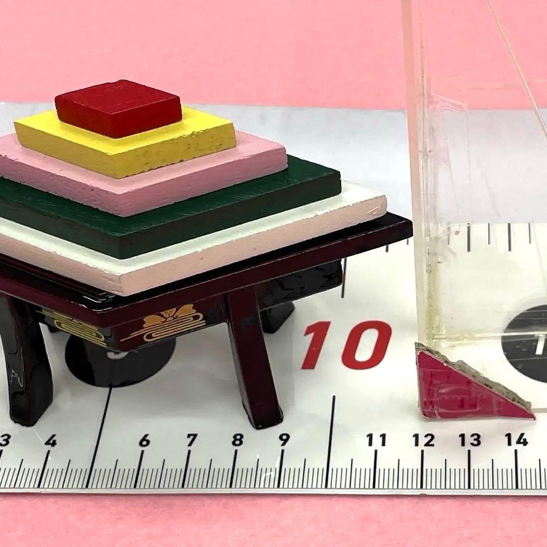 雛人形　桃の節句　雛道具　30号六点セット　金彩雪輪桜　溜塗