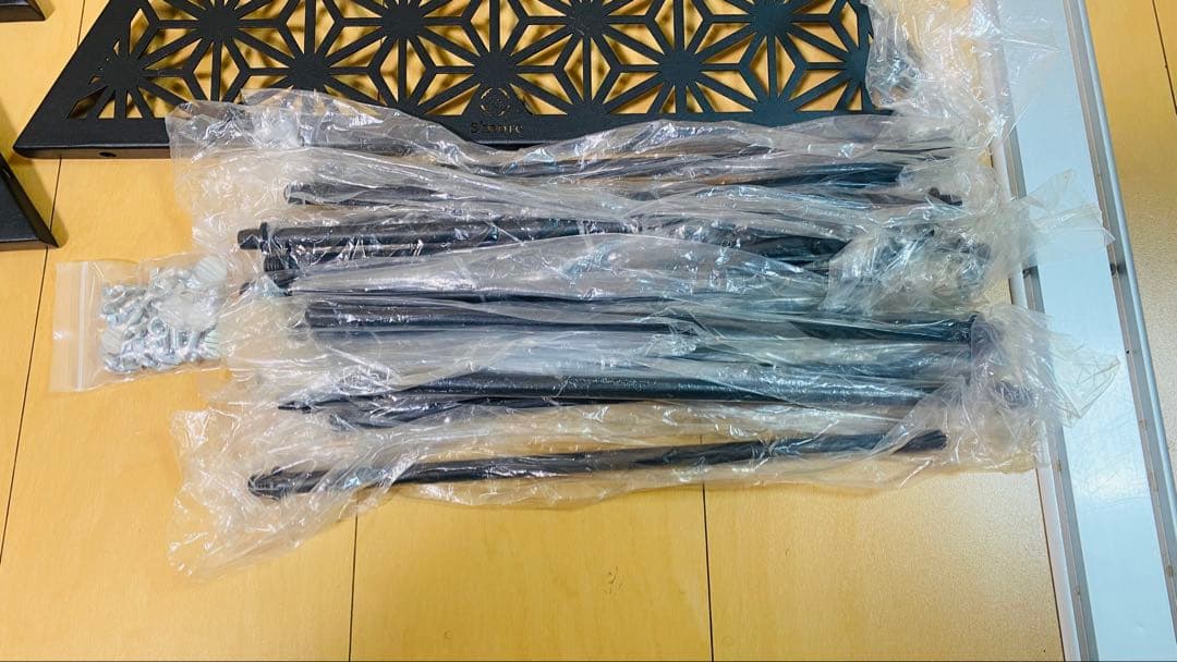 美品　S'MORE【 和柄アウトドアテーブル 6枚セット 】