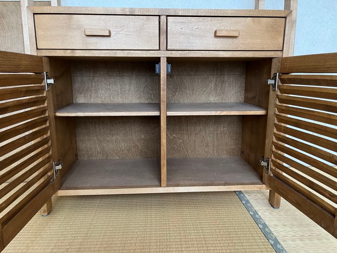 【nora.】ボンボン キャビネット + 棚板3枚