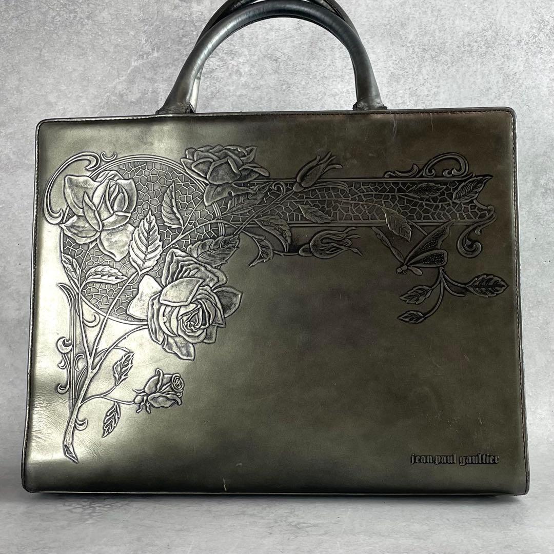 入手困難✨ ジャンポールゴルチェ ニューローズ 花柄 ビジネスバッグ 2way