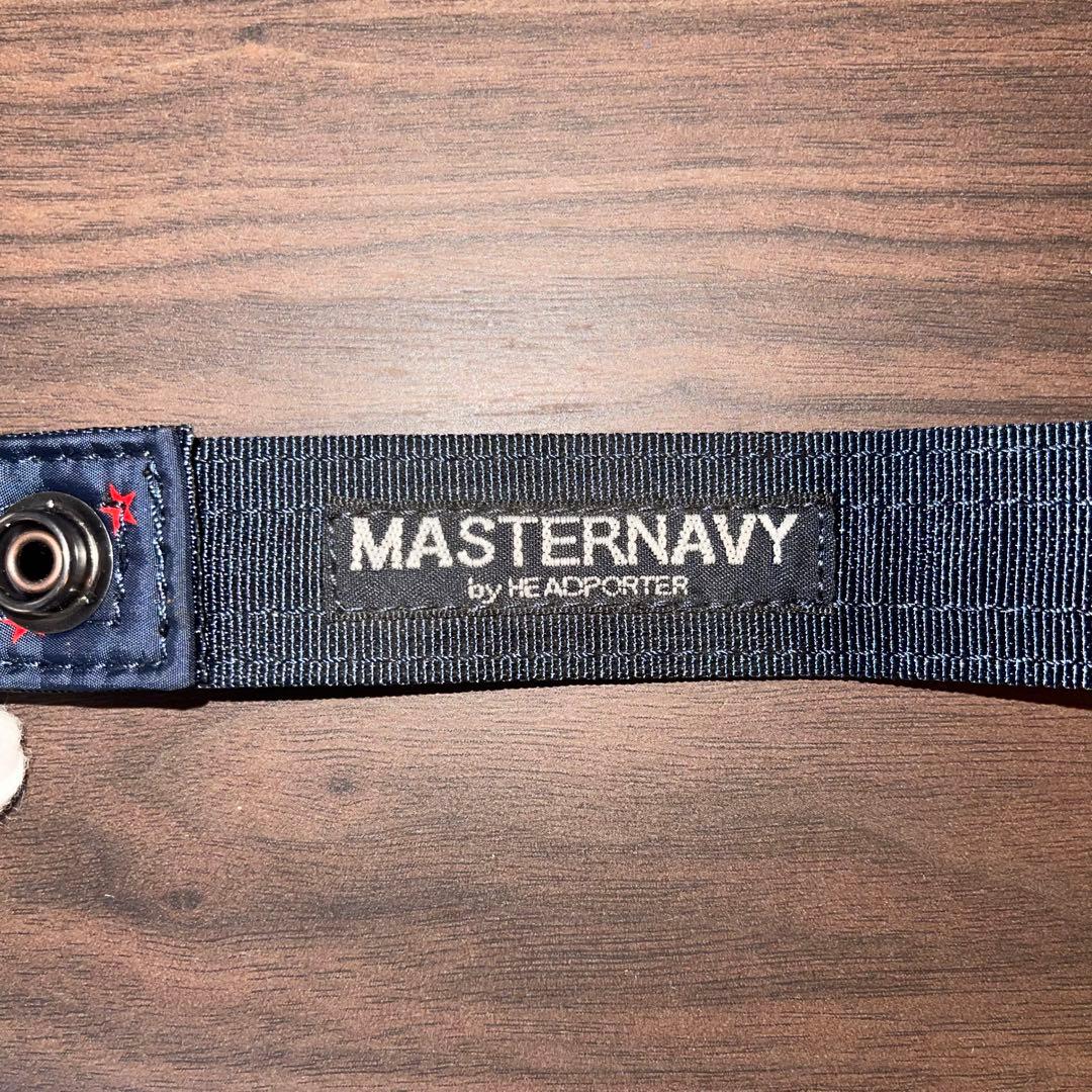 レア 未使用品 ★スター★ マスターネイビー ヘッドポーター キーホルダー