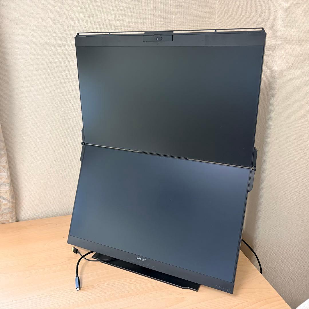 【年末値下】GEMINOS X デュアルモニター 2x 24インチ WQHD