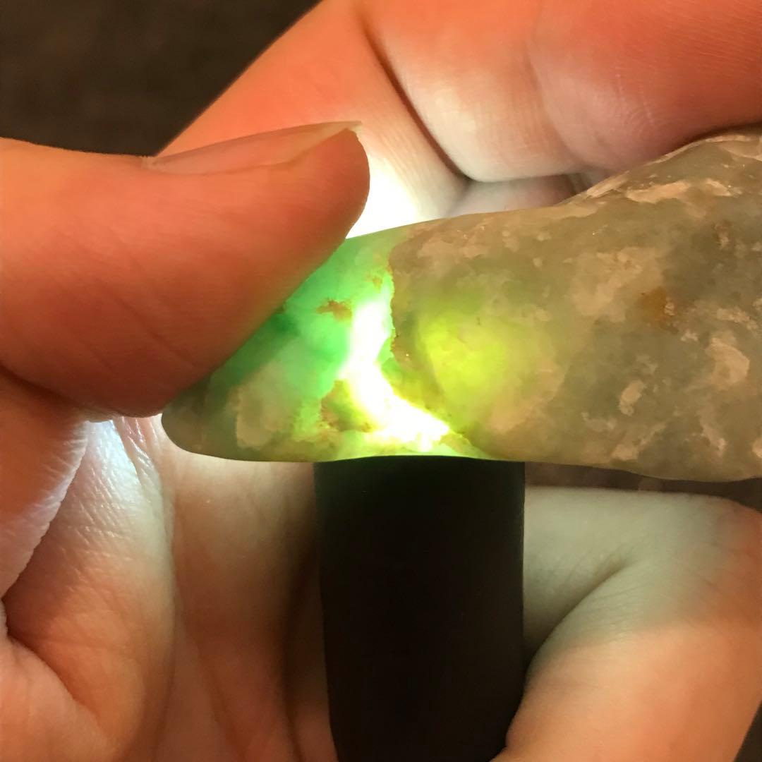 餅シャリ　琅玕　ロウカン　糸魚川翡翠　36g