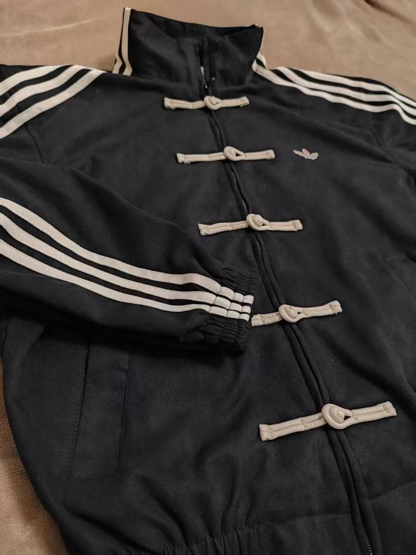 Adidas アディダス 中国限定 蛇年チャイナトラックジャケット ブラックXL