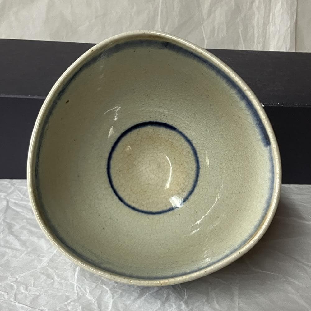 w160 平安 春峰 倣 安南茶碗 蜻蛉画 共箱 蜻蛉 とんぼ 抹茶碗 茶道具