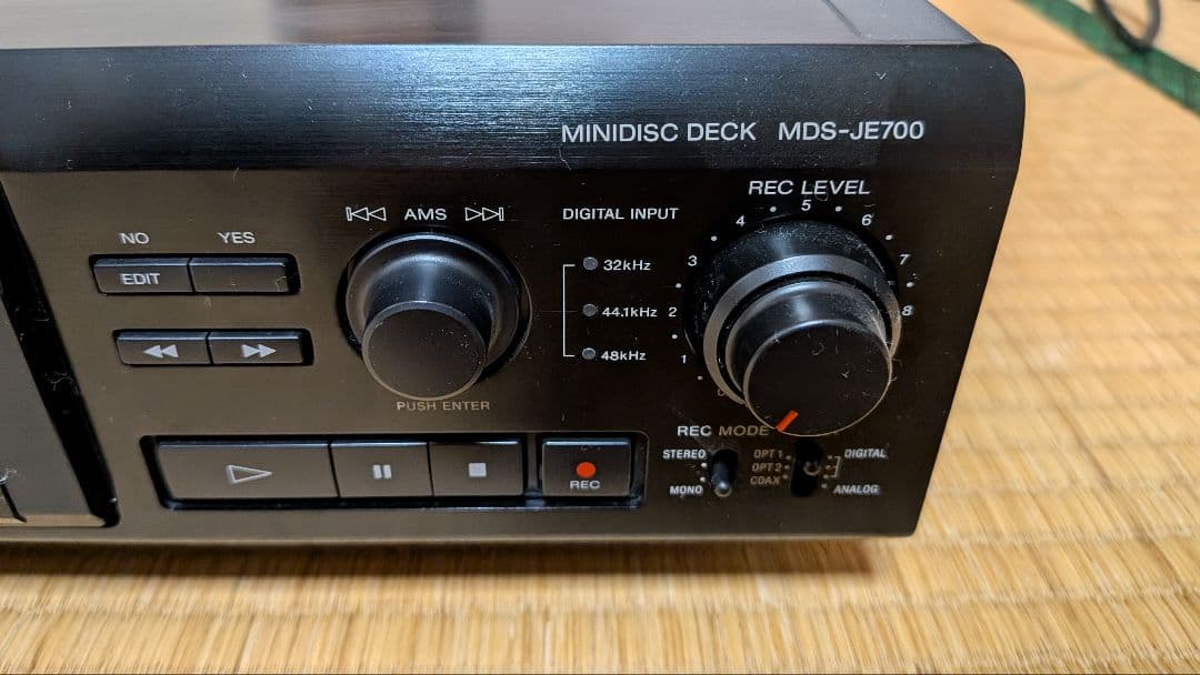 SONY MDデッキ MDS-JE700